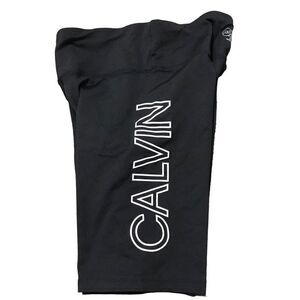 Calvin Klein black workout shorts With cell phone pocket size M    A243